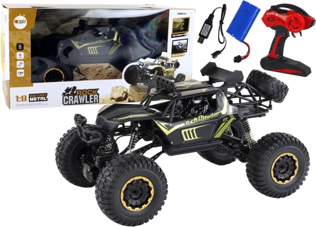 Duży terenowy samochód RC 1:8, 2.4G, czarny