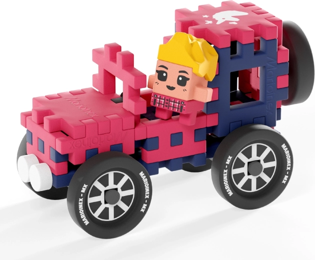 Pojazd z swobodnie obracającymi się kołami