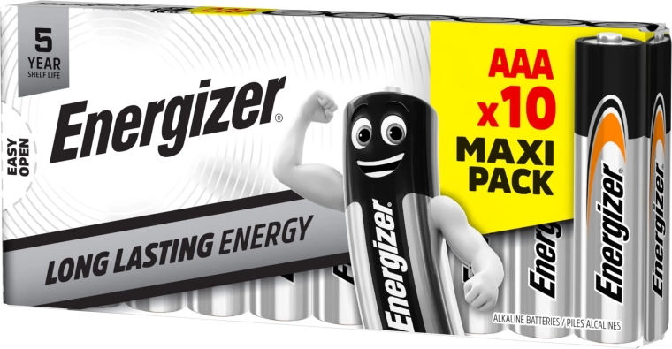 Baterie alkaliczne AAA 1,5 V ENERGIZER Everyday – opakowanie 10 szt.