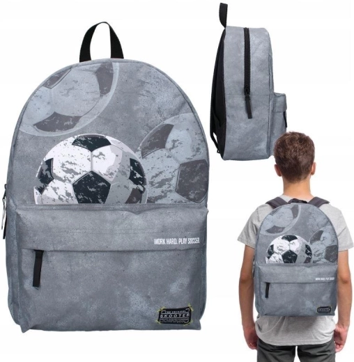 Plecak szkolny Skooter piłka nożna 39 cm