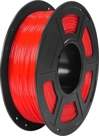 Filament Anycubic TPU przezroczysty czerwony 1 kg