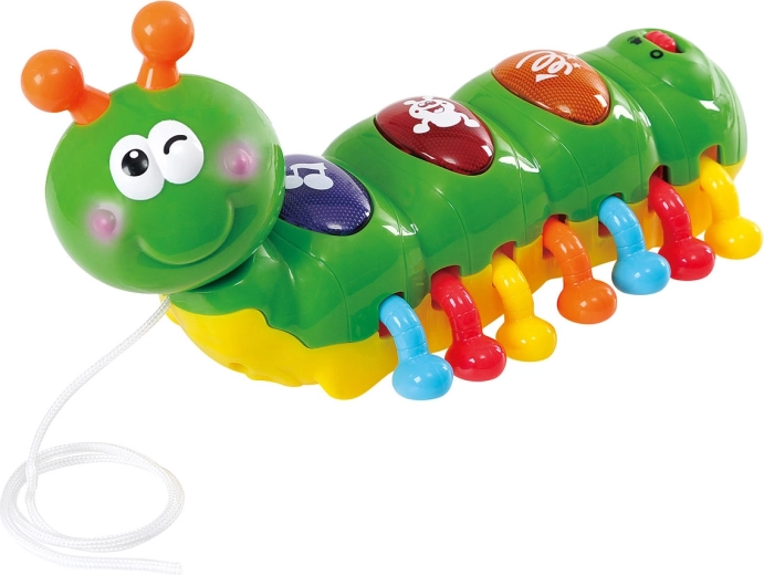 Muzyczna gąsienica z efektami świetlnymi 21 cm