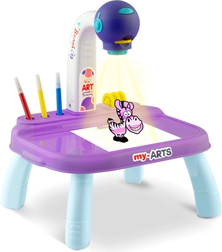 Jasna projekcja LED i łatwe odrysowywanie