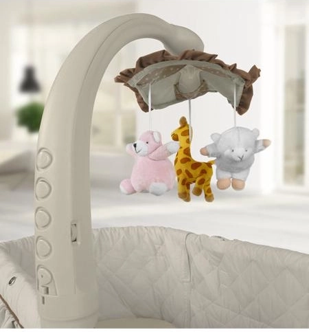 Karuzela, światło i wibracje dla spokojnego zasypiania