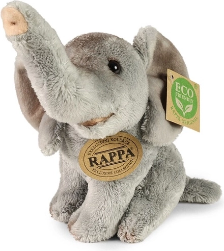 Rappa Pluszowy siedzący słoń 15 cm Eco-Friendly