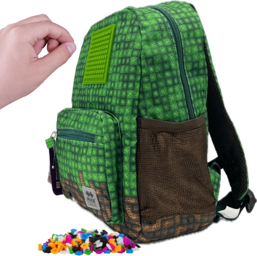 Pixie Crew mały plecak dziecięcy zielony Mine&Craft