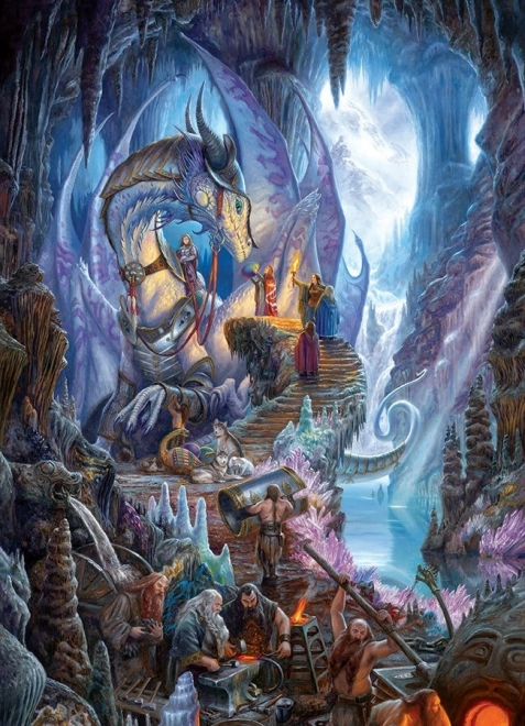 Puzzle Smocza Grota 1000 elementów