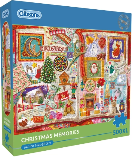 Puzzle GIBSONS Wspomnienia świąteczne XL, 500 elementów