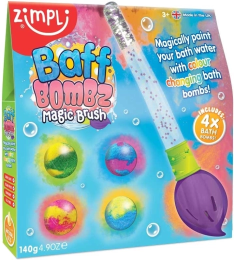 Musujące kule do kąpieli z magicznym pędzelkiem ZIMPLI KIDS