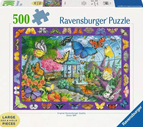 Puzzle Ravensburger Pawilon motyli XXL 500 elementów