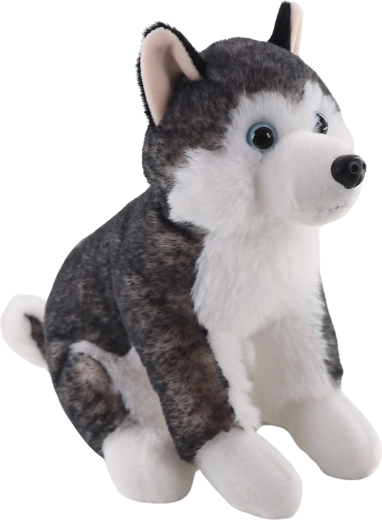 Pluszowy husky siedzący 20 cm