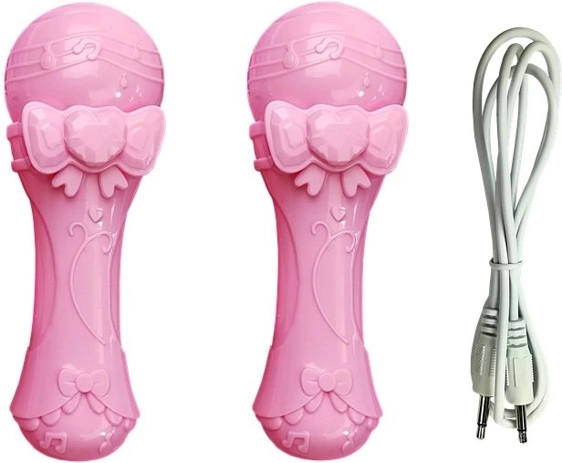 Dwa mikrofony do duetu i solowych występów