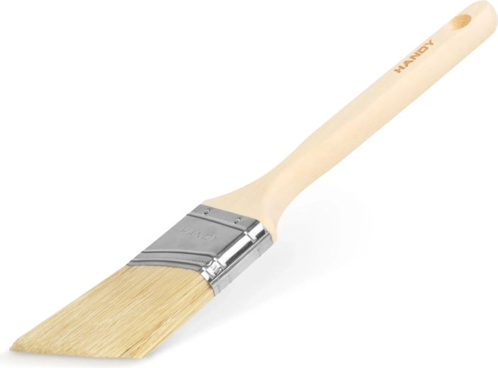 Płaski pędzel malarski z drewnianym uchwytem 63 mm