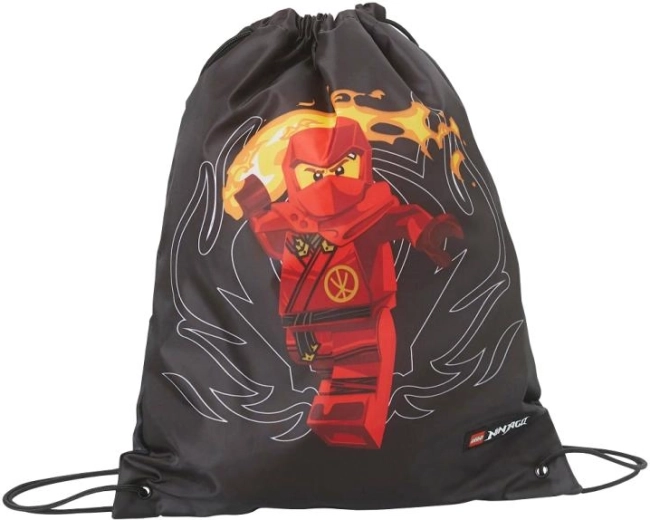 LEGO NINJAGO czerwony worek na obuwie zmienne