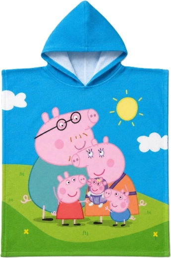 Ponczo z kapturem Peppa Pig
