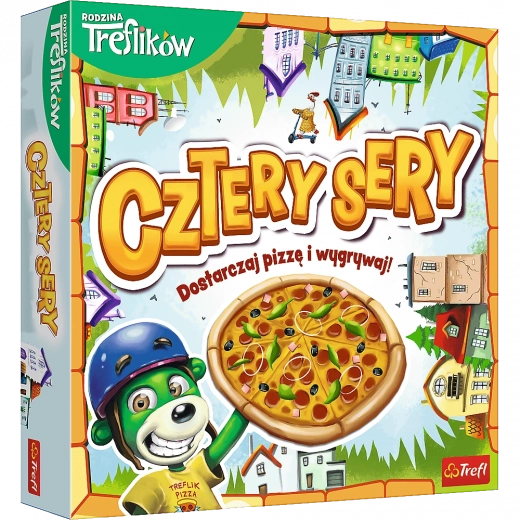 Cztery sery – rodzina Treflików, rodzinna gra planszowa