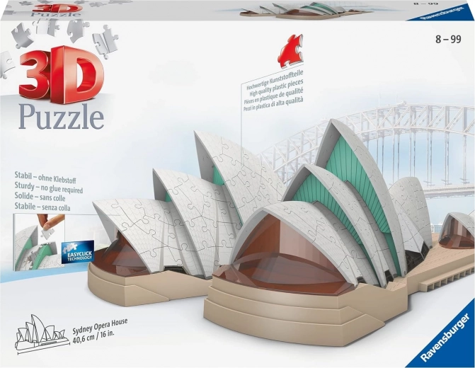 Ravensburger puzzle 3D Sydney Opera 216 elementów