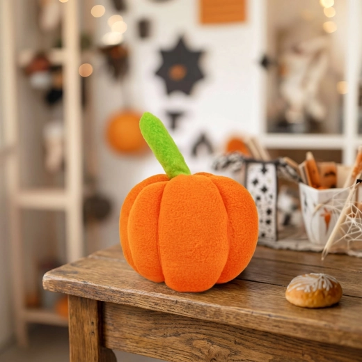 Tekstylna dynia halloweenowa