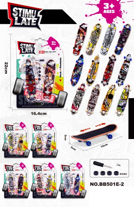 Zestaw dwóch fingerboardów