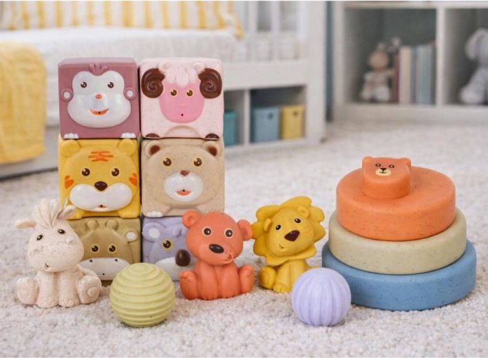 Różnorodne faktury i kształty dla rozwoju sensorycznego