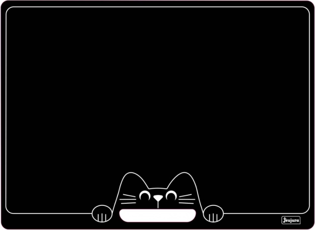 Jeujura dwustronna tablica z kotkiem