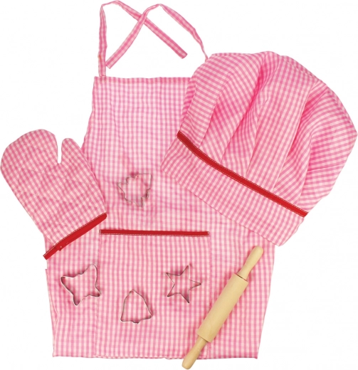 Bigjigs Toys różowy dziecięcy zestaw kucharski