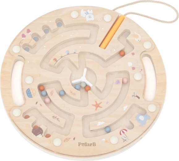 Magnetyczny drewniany labirynt PolarB Viga Toys