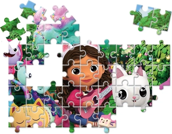 Puzzle z bohaterami Gabby’s Dollhouse