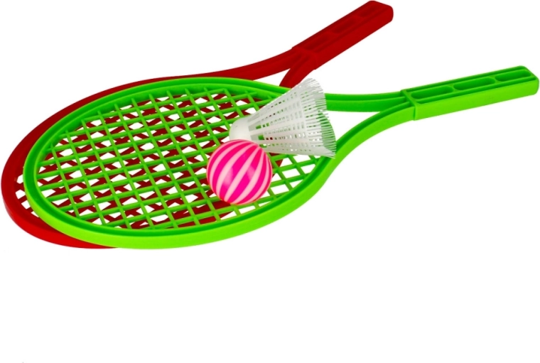 Graj z lotką i piłką