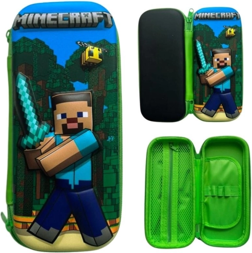 3D piórnik szkolny Minecraft
