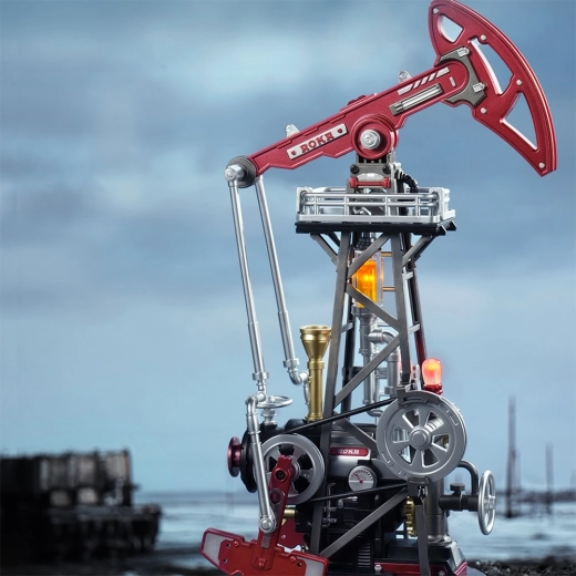 Autentyczny kołyszący ruch z przekładniami i tłokiem