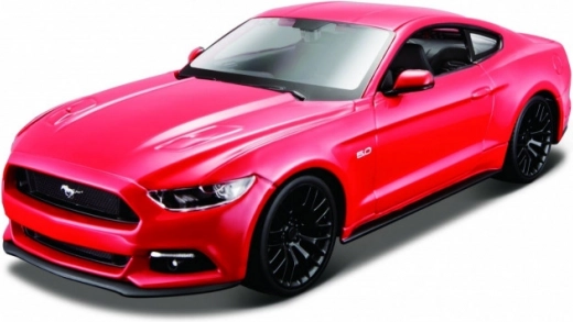 Maisto Ford Mustang GT 2015 czerwony model do składania 1:24