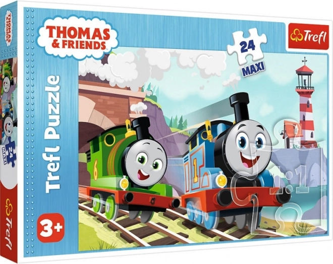 Puzzle 24 maxi – Tomek i Percy na torach Thomas & Friends