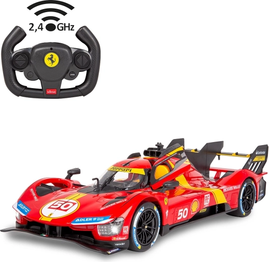 Samochód RC Ferrari 499P w skali 1:14, czerwony