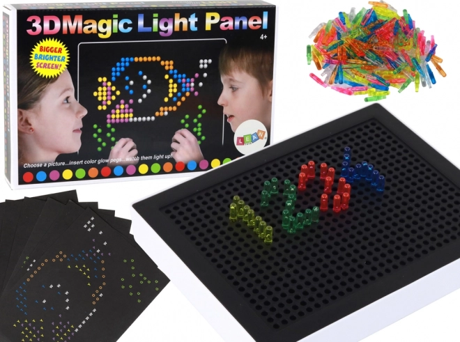 Magiczna edukacyjna 3D podświetlana tablica