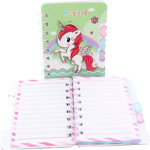 Pastelowe wzory z jednorożcami