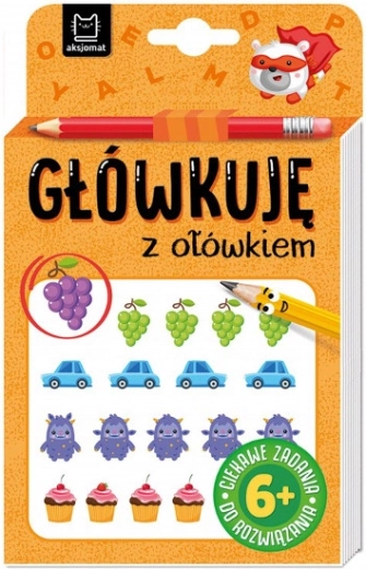 Łamigłówki z ołówkiem – pomarańczowa
