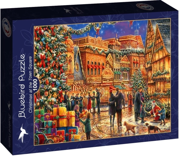Puzzle Bluebird „Vánoce na náměstí” 1000 elementów - 1 sztuka
