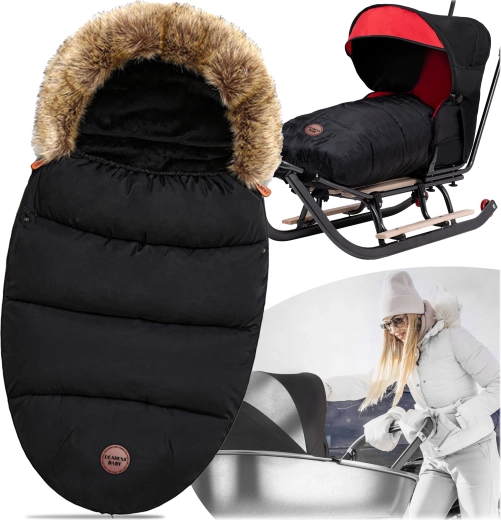 Uniwersalne zastosowanie do wózków i na sanki