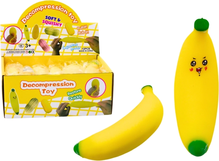 Piłeczka antystresowa w kształcie żółtego banana