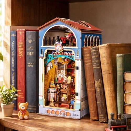 Magiczna miniatura sklepu z zabawkami