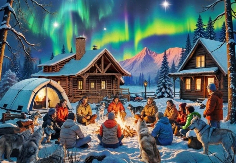 Puzzle O świcie 1000 elementów BLUEBIRD