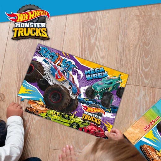 HOT WHEELS Puzzle 35x25 cm 48 elementów