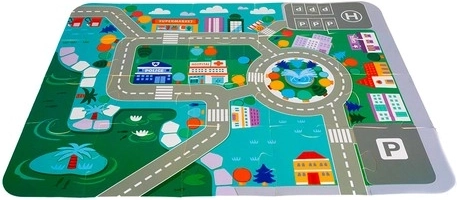 Mata puzzlowa jako plansza do zabawy