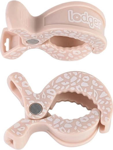 Lodger klipsy do otulacza swaddle clip blush dot (2 szt.)