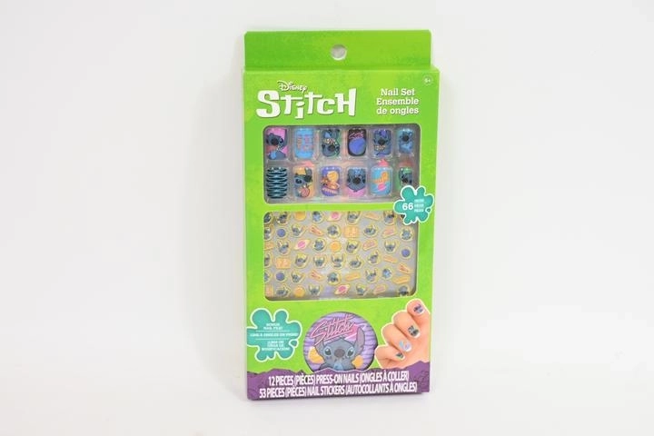 Stitch – zestaw naklejanych paznokci z naklejkami
