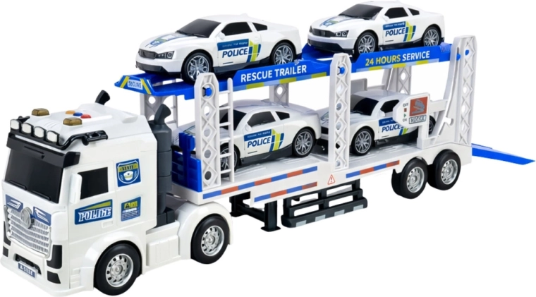Dwupoziomowy transporter dla pojazdów policyjnych