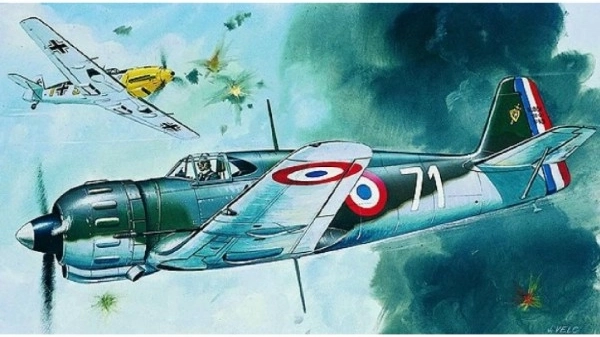 Model samolotu do sklejania Směr Bloch MB 152 1:72 - 1 sztuka