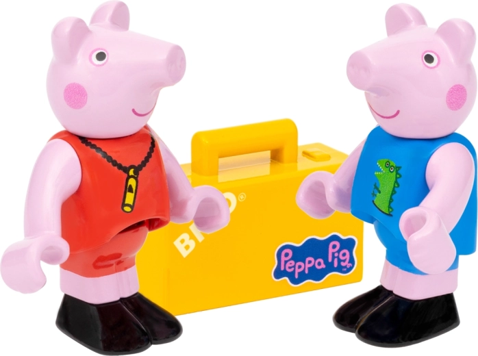 Peppa i George na pokładzie
