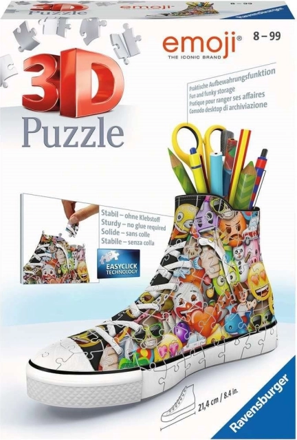 Ravensburger 3D puzzle trampki Emoji 108 elementów